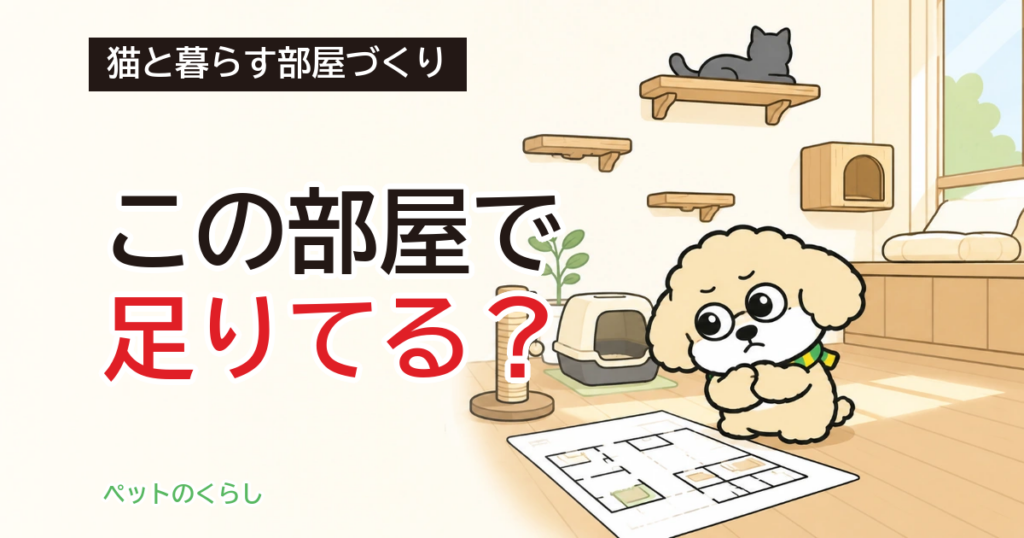 猫の部屋作りで本当に必要なものは？環境省の資料と獣医学ガイドラインを突き合わせました