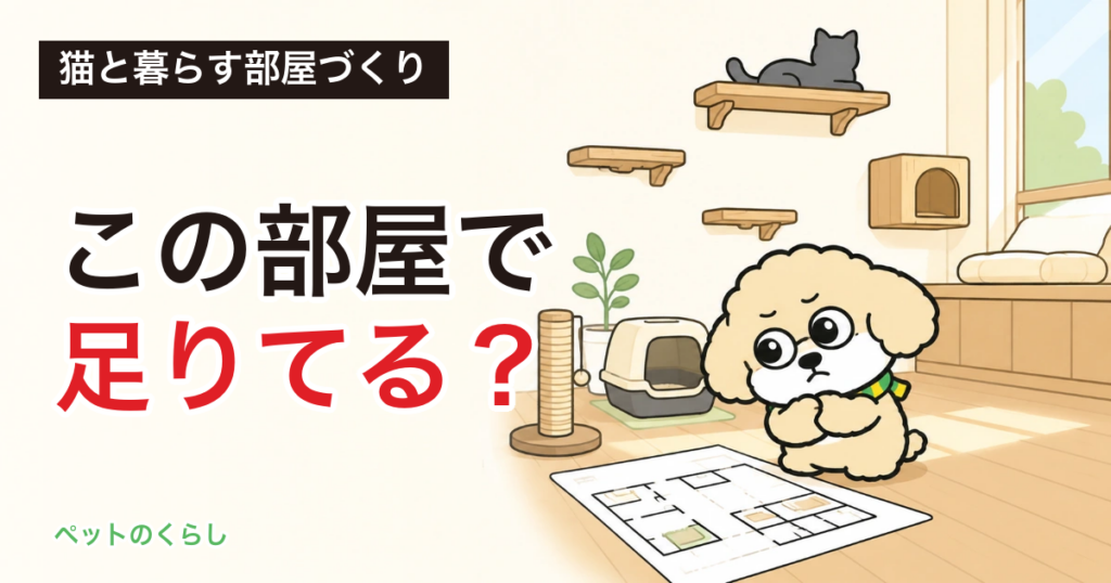 猫の部屋作りで本当に必要なものは？環境省の資料と獣医学ガイドラインを突き合わせました
