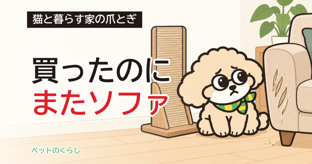 猫の爪研ぎはおしゃれより置き場所｜使われる条件