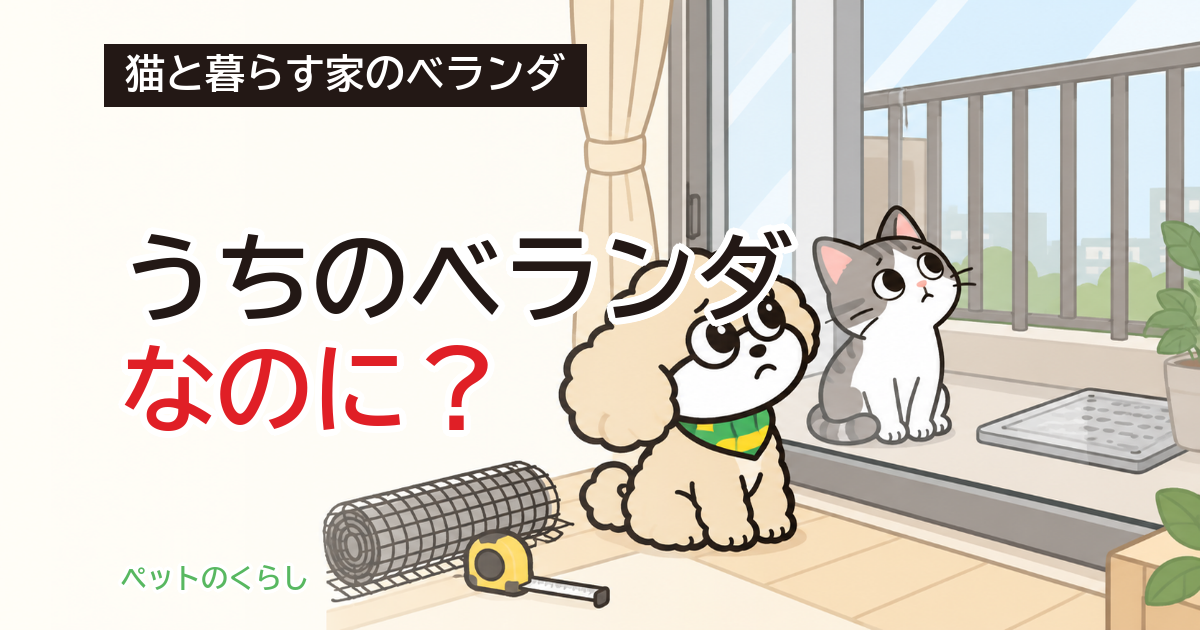 猫のベランダ脱走防止｜柵を付ける前に見る3か所