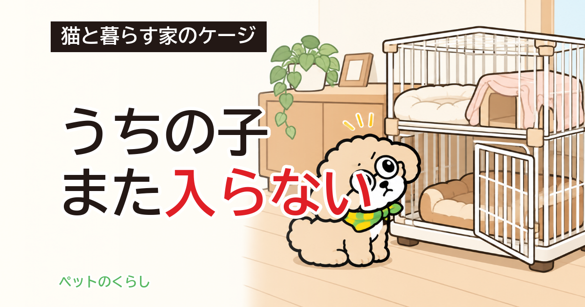 猫がケージに入らない｜嫌がる前に見直す置き場所と中身